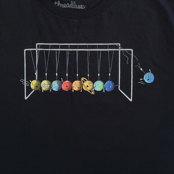 Threadless "Newton's Cradle" Graphic Tee👕 - NWOT - Picture 3 of 12